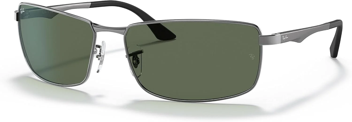 عینک آفتابی مستطیلی مردانه ری بن مدل Rb3498