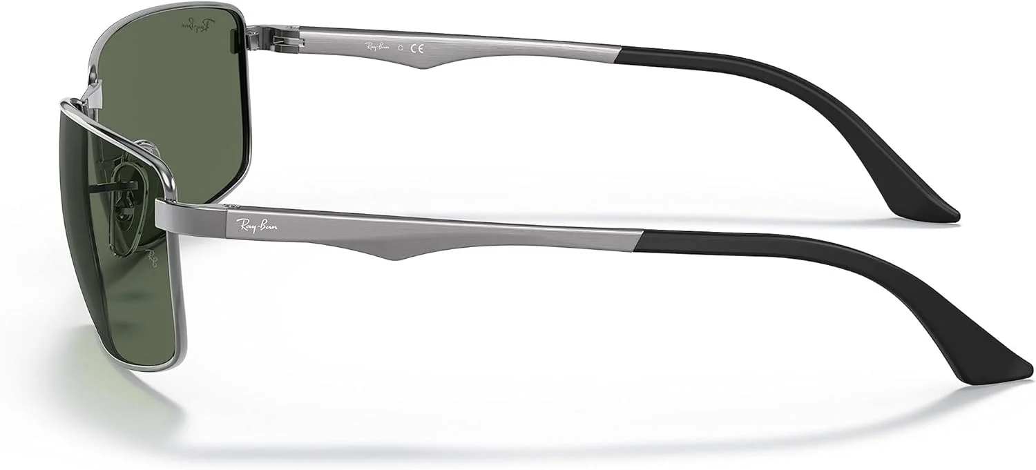 عینک آفتابی مستطیلی مردانه ری بن مدل Rb3498