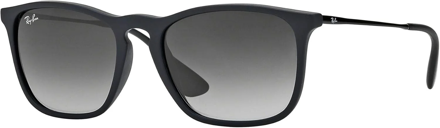 عینک آفتابی مردانه ری بن کریس RB4187-622/8G-54 - مشکی رابر، مشکی