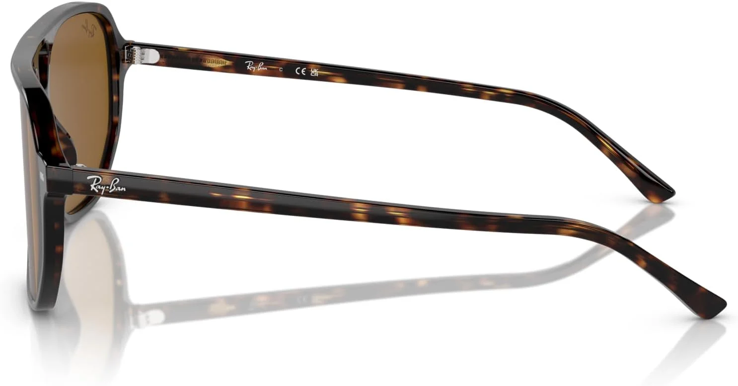 عینک آفتابی ری-بن مدل Rb2205 Bill One Square، هاوانا/قهوه ای، 60 میلی متر