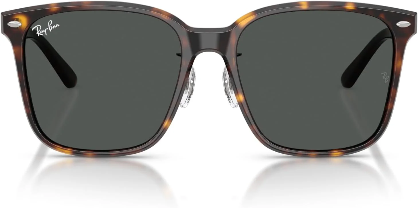 عینک آفتابی مربعی ری-بن مدل RB2206D، هاوانا/خاکستری تیره، سایز 57 میلی متر