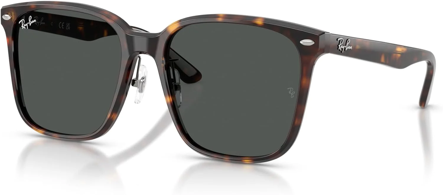 عینک آفتابی مربعی ری-بن مدل RB2206D، هاوانا/خاکستری تیره، سایز 57 میلی متر