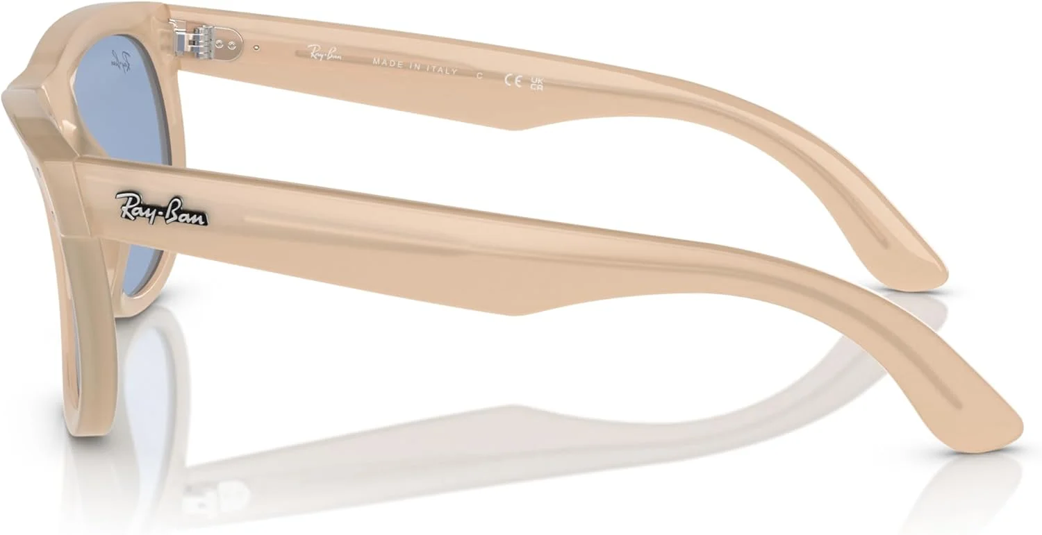 عینک آفتابی مربعی ویفرر ری-بن 0RBR0502S با فریم استات قالبی معکوس