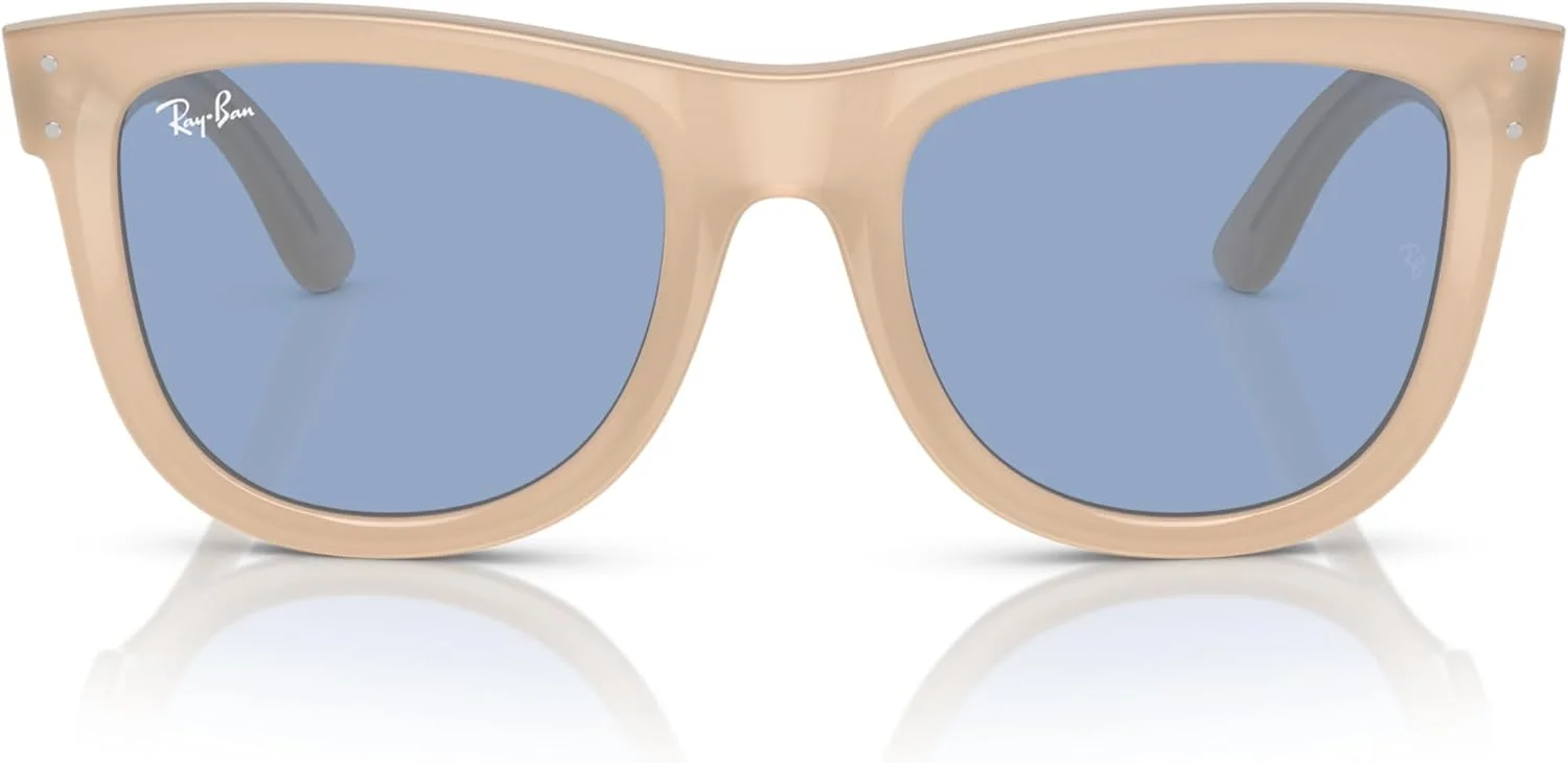 عینک آفتابی مربعی ویفرر ری-بن 0RBR0502S با فریم استات قالبی معکوس