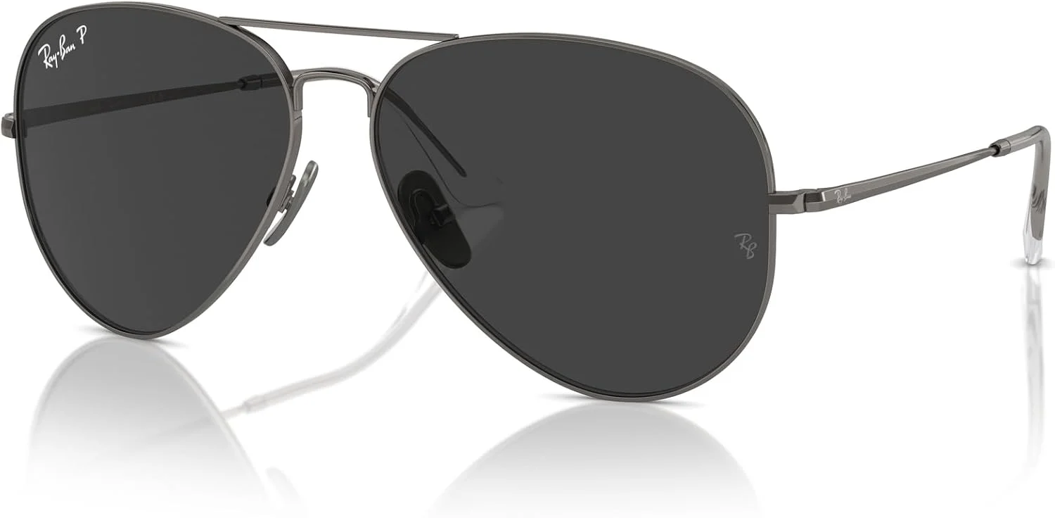 عینک آفتابی خلبانی ری-بن مدل Rb8089 تیتانیومی