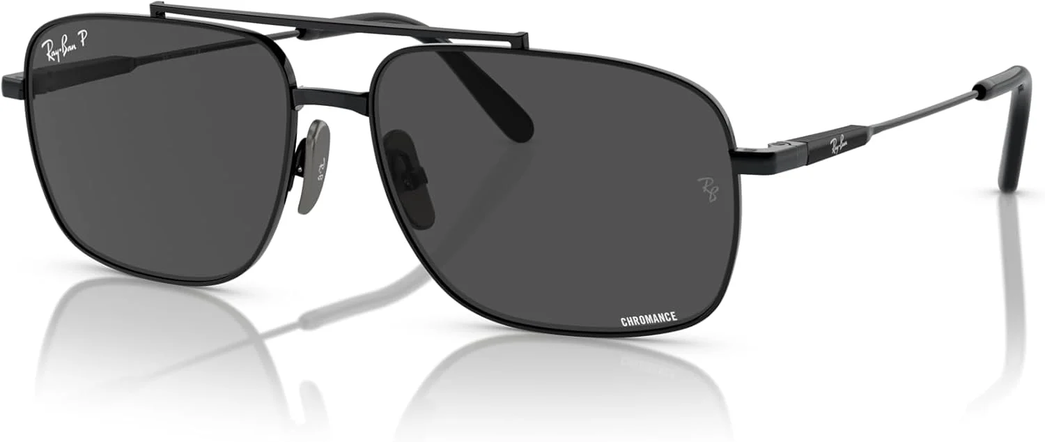 عینک آفتابی مستطیلی ری-بن مدل Rb8096 Michael Titanium