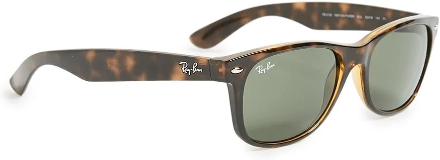 عینک آفتابی ری-بن NEW WAYFARER RB 2132 Dark Havana/G- Classic Green 52/18/145 مناسب برای آقایان و بانوان