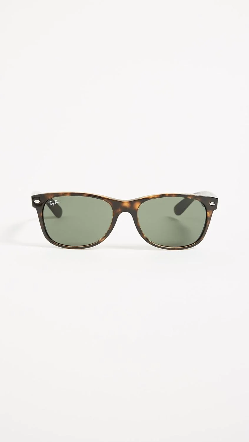 عینک آفتابی ری-بن NEW WAYFARER RB 2132 Dark Havana/G- Classic Green 52/18/145 مناسب برای آقایان و بانوان