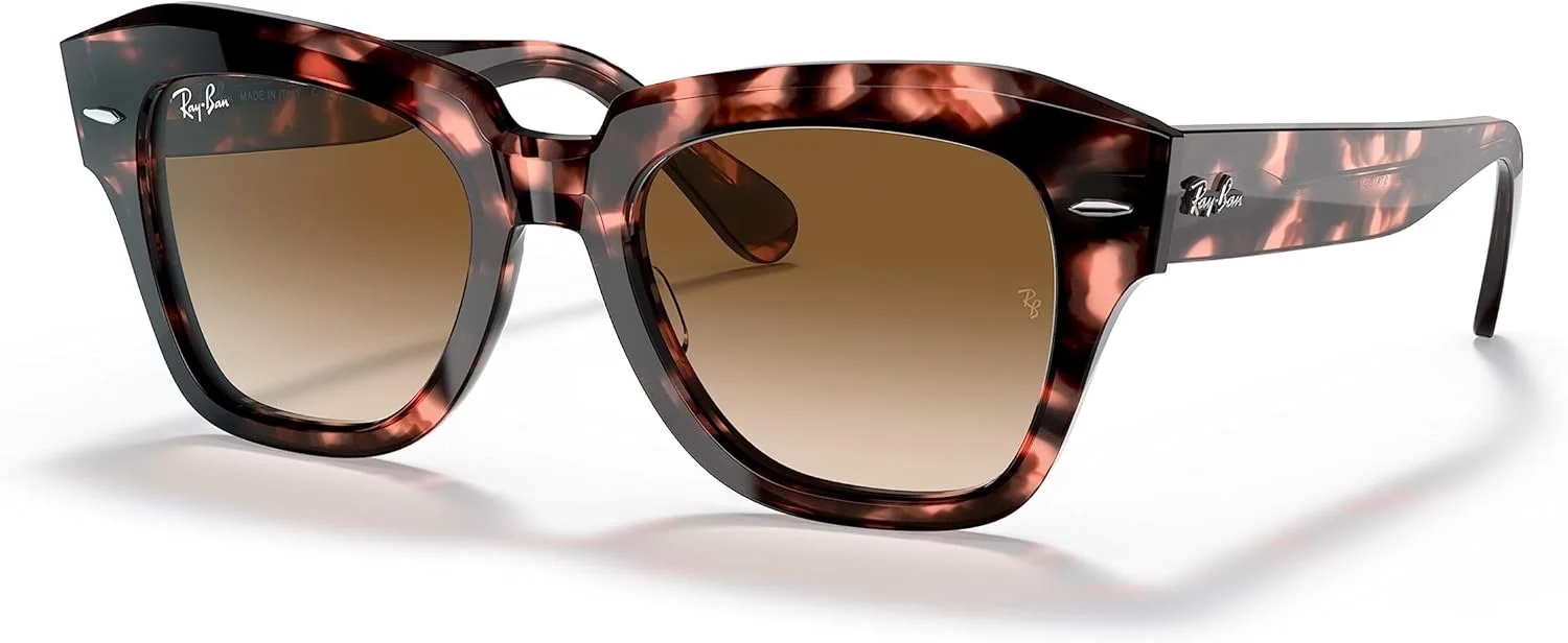 عینک آفتابی زنانه ری-بن مدل Rb2186 State Street Square