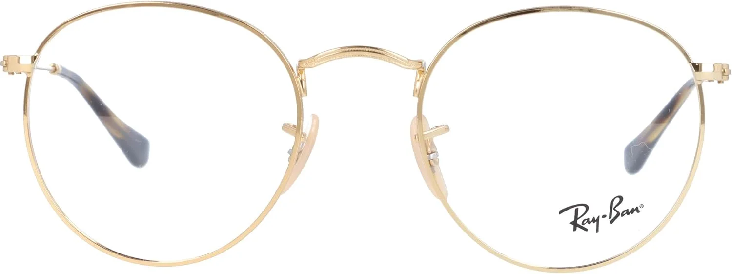 عینک طبی گرد فلزی ری-بن مدل ROUND METAL OPTICS RX3447V 2500 50 (RB3447V) گرد унисекс مردانه زنانه