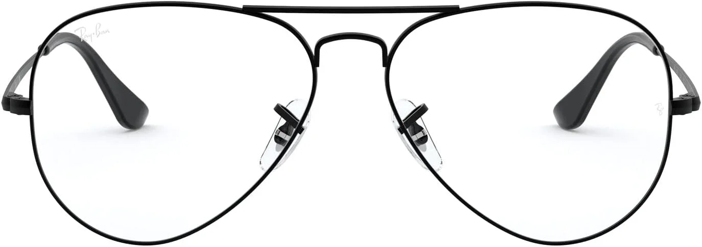 فریم عینک فلزی خلبانی RX6489، طلایی در بالای هاوانا/لنز نمایشی، 58 میلی متر