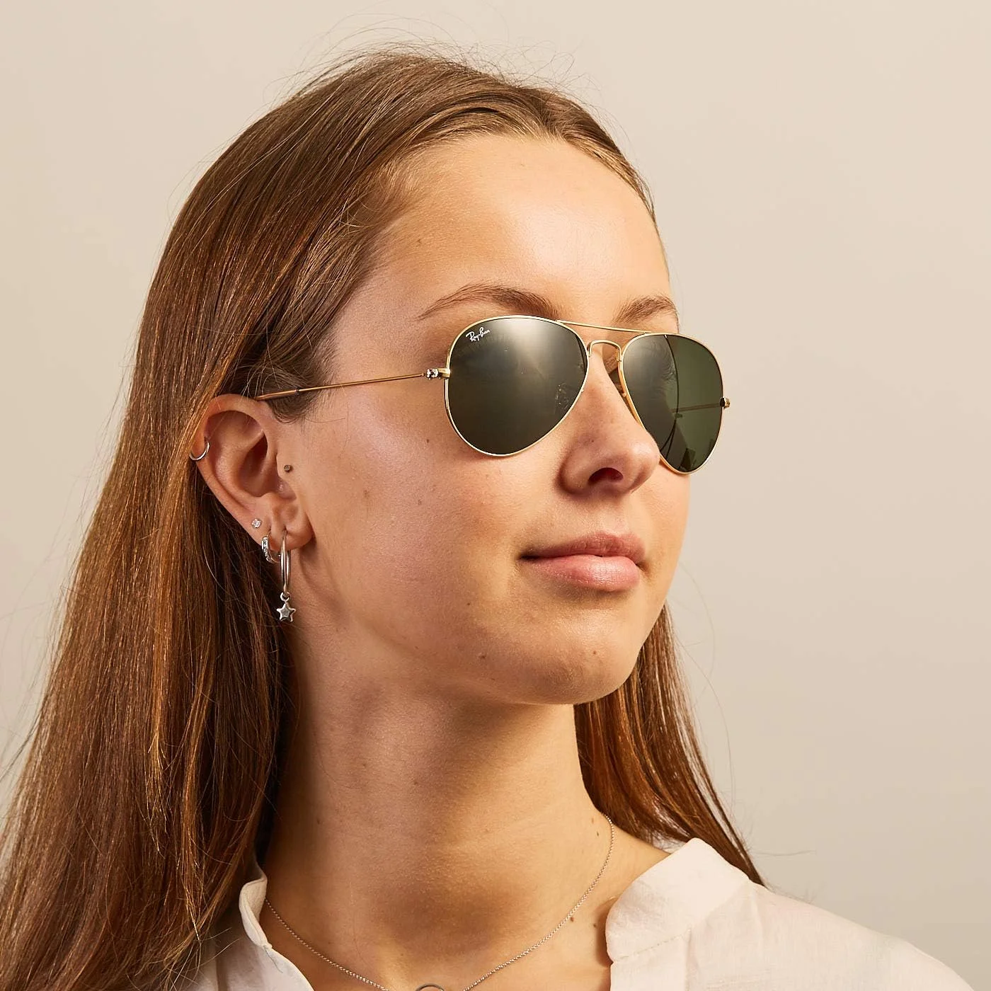 عینک آفتابی خلبانی اورجینال ری-بن مدل RB3025 55