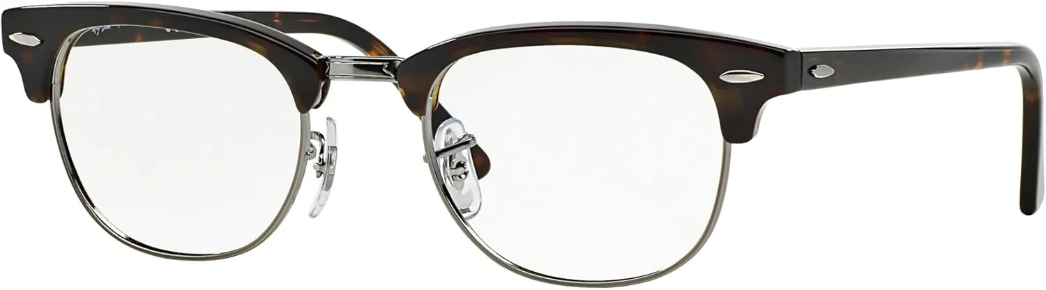 عینک طبی Ray-Ban RX5154 2012 49 Clubmaster، هاوانای تیره، 49 میلی‌متر، مناسب برای آقایان و بانوان