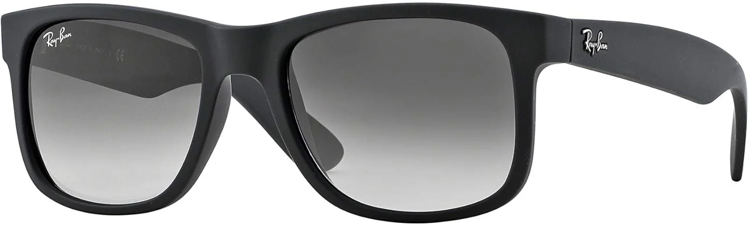 عینک آفتابی ری-بن جاستین RB4165 601/8G مشکی/خاکستری تدریجی