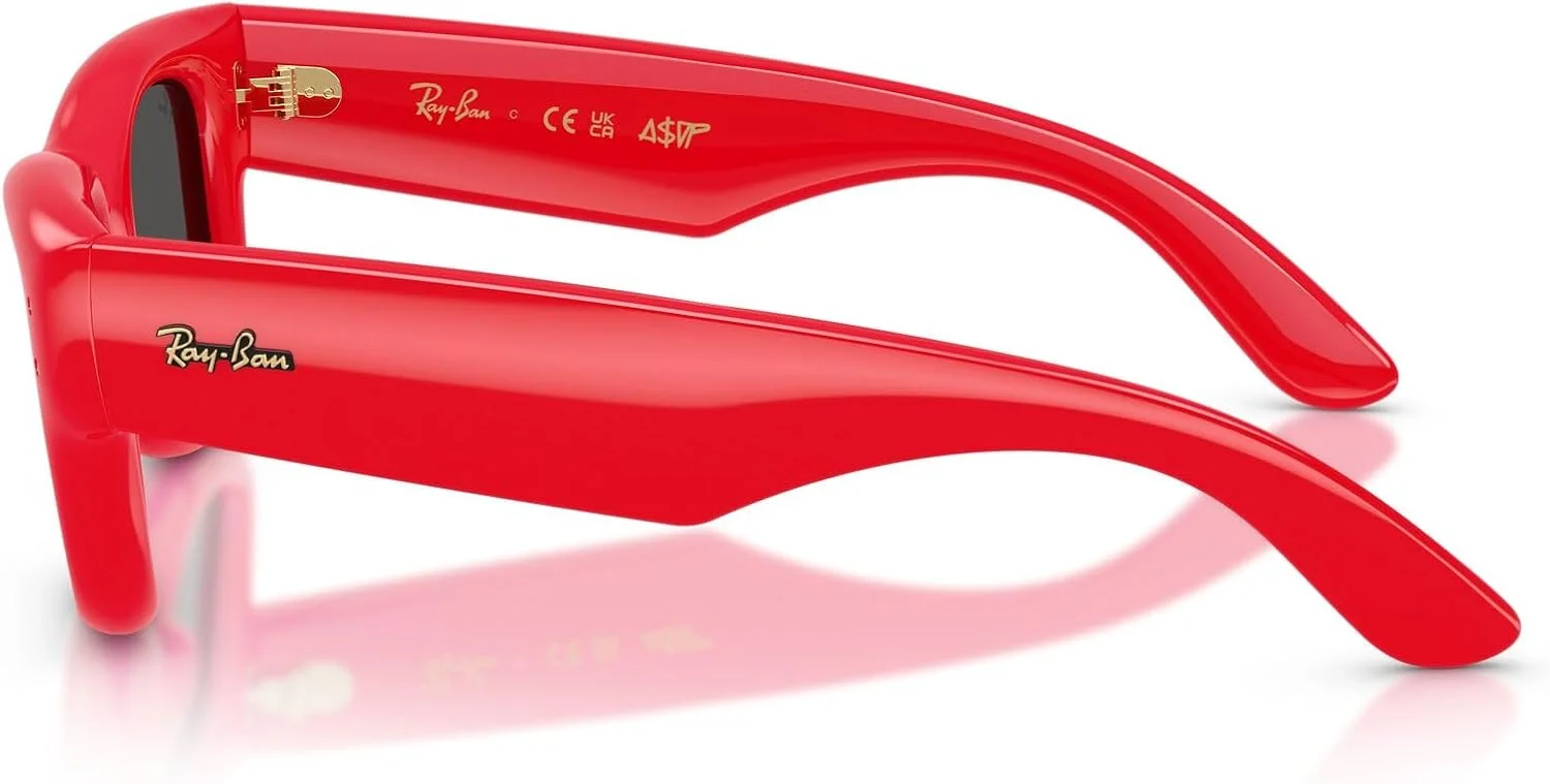 عینک آفتابی مربعی ری-بن مدل Rb4940 Wayfarer Puffer Blacked Out Collection با طراحی A$ap Rocky