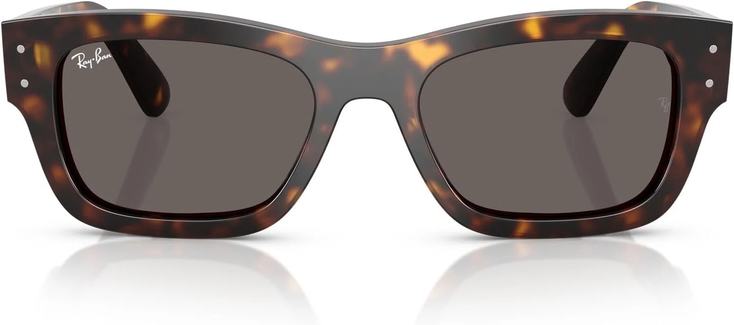 عینک آفتابی مستطیلی ری-بن مدل RB7683S Joseph، هاوانا/خاکستری تیره، 55 میلی متر