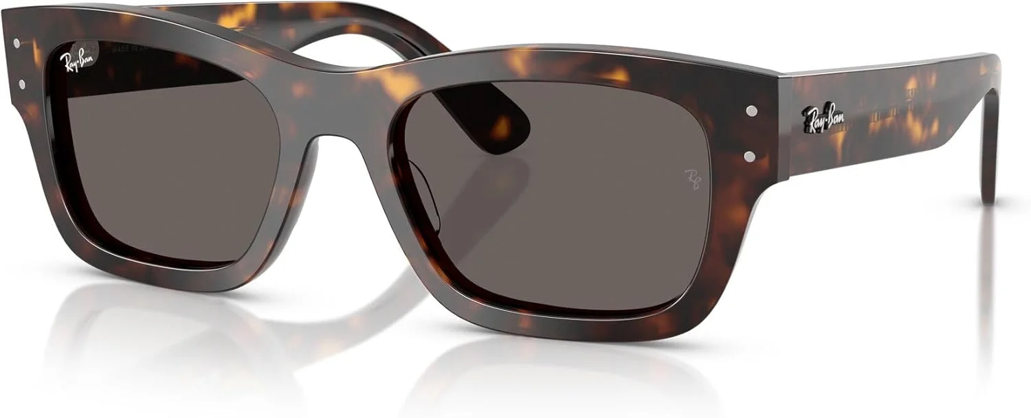 عینک آفتابی مستطیلی ری-بن مدل RB7683S Joseph، هاوانا/خاکستری تیره، 55 میلی متر
