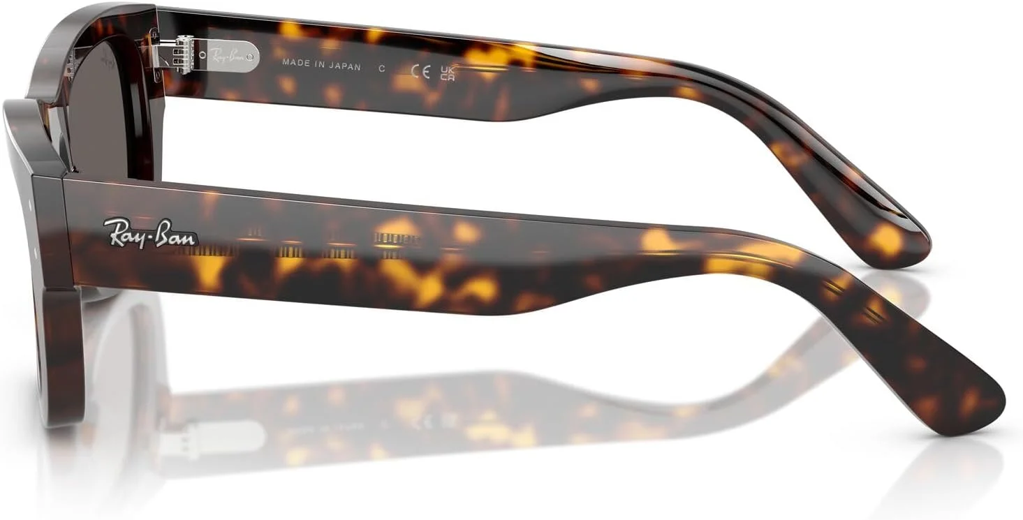 عینک آفتابی مستطیلی ری-بن مدل RB7683S Joseph، هاوانا/خاکستری تیره، 55 میلی متر