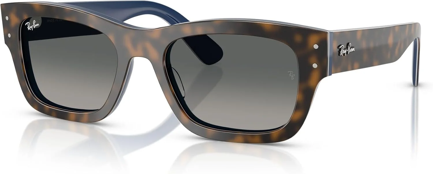 عینک آفتابی مستطیلی ری-بن مدل RB7683S Joseph، هاوانا خاکستری روی گرادیان/خاکستری گرادیان، 55 میلی‌متر