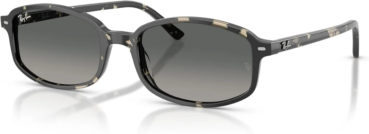 عینک آفتابی مستطیلی ری-بن مدل RB2232 Sam، هاوانا خاکستری/خاکستری گرادیان، 56 میلی متر