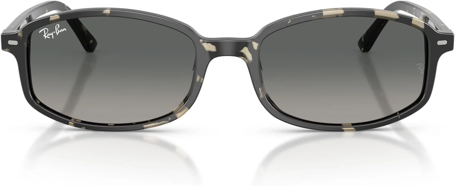 عینک آفتابی مستطیلی ری-بن مدل RB2232 Sam، طوسی هاوانا/طوسی گرادیان، سایز 54 میلی‌متر