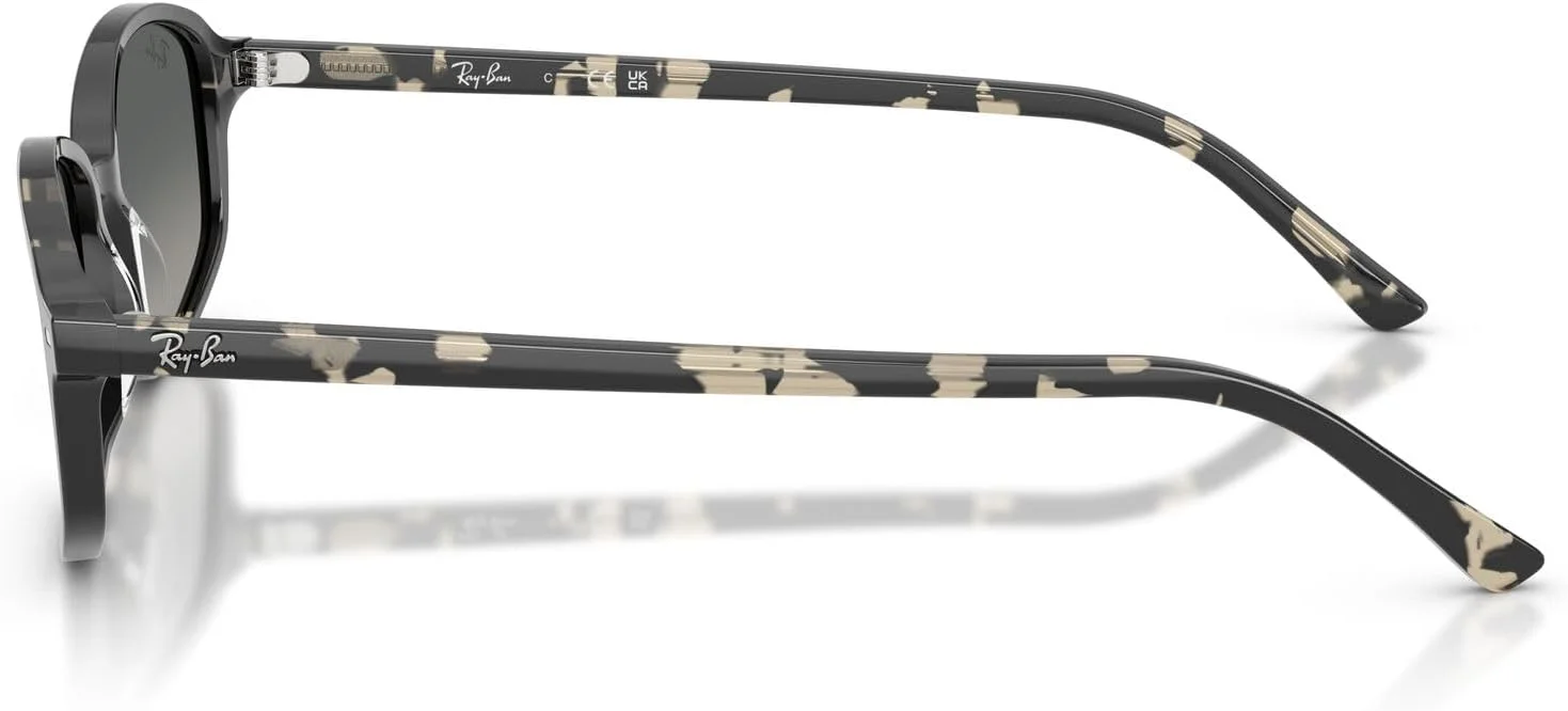 عینک آفتابی مستطیلی ری-بن مدل RB2232 Sam، طوسی هاوانا/طوسی گرادیان، سایز 54 میلی‌متر