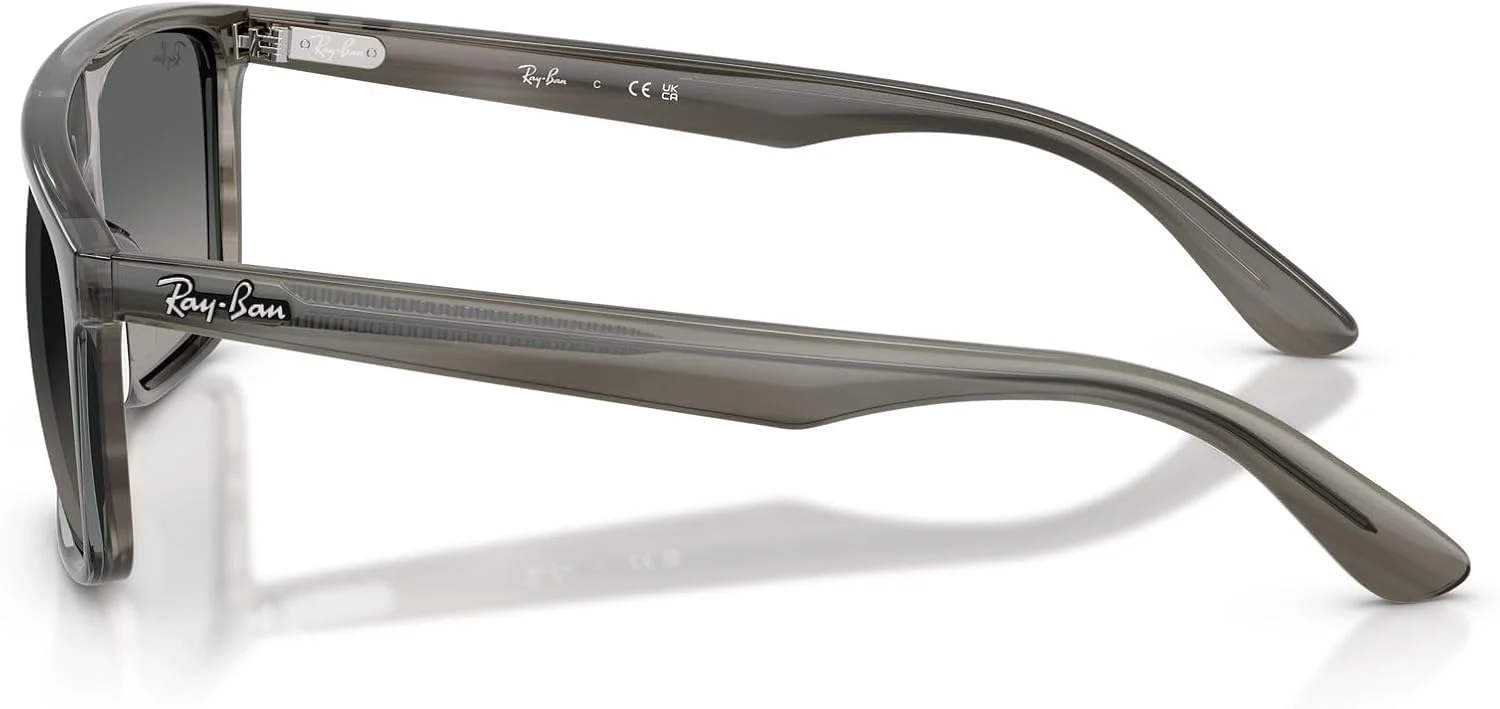 عینک آفتابی مربعی ری-بن مدل RB2222، خاکستری راه راه/خاکستری گرادیان، 55 میلی متر