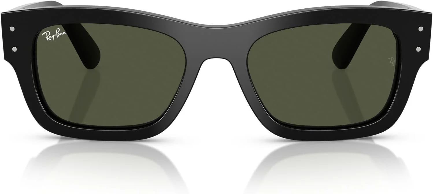 عینک آفتابی مستطیلی ری-بن مدل RB7683S Joseph، مشکی/سبز، سایز 55 میلی‌متر