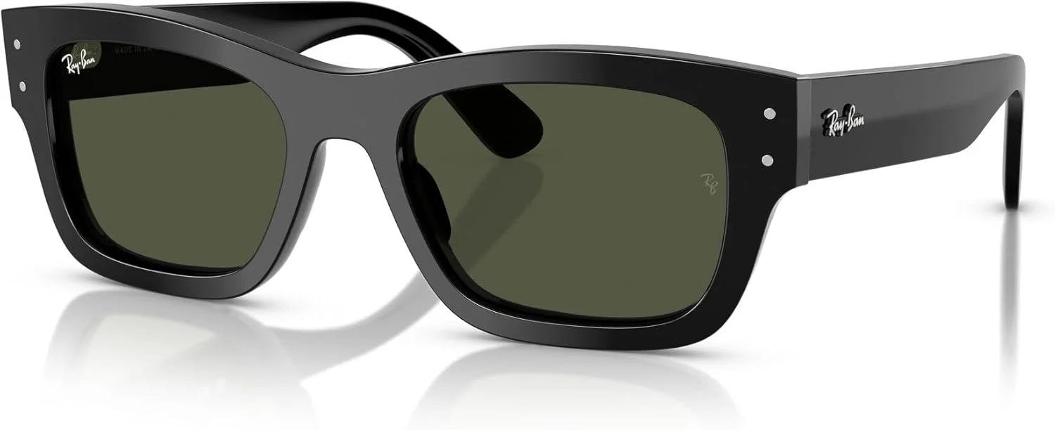 عینک آفتابی مستطیلی ری-بن مدل RB7683S Joseph، مشکی/سبز، سایز 55 میلی‌متر