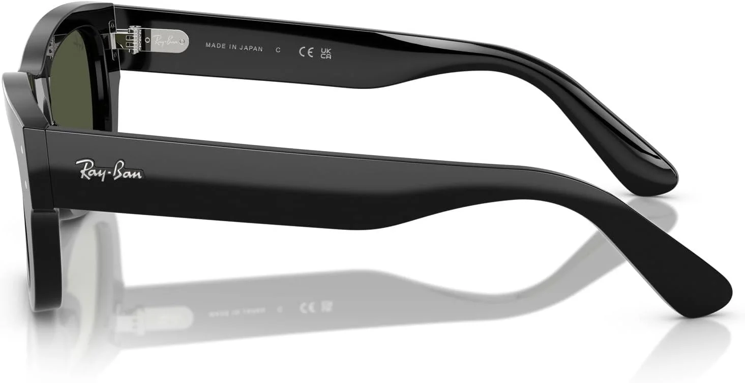 عینک آفتابی مستطیلی ری-بن مدل RB7683S Joseph، مشکی/سبز، سایز 55 میلی‌متر