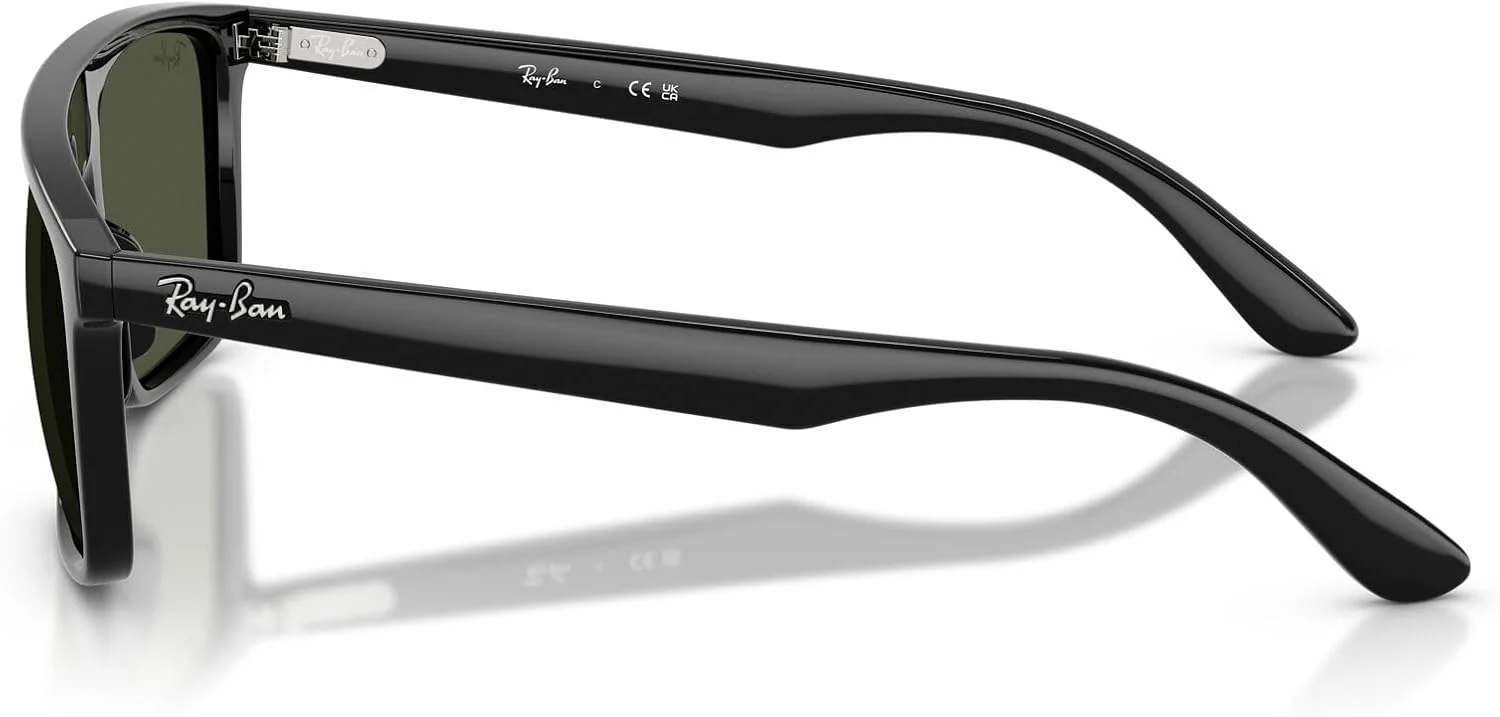 عینک آفتابی مربعی ری-بن مدل RB2222، مشکی/سبز، 57 میلی‌متر