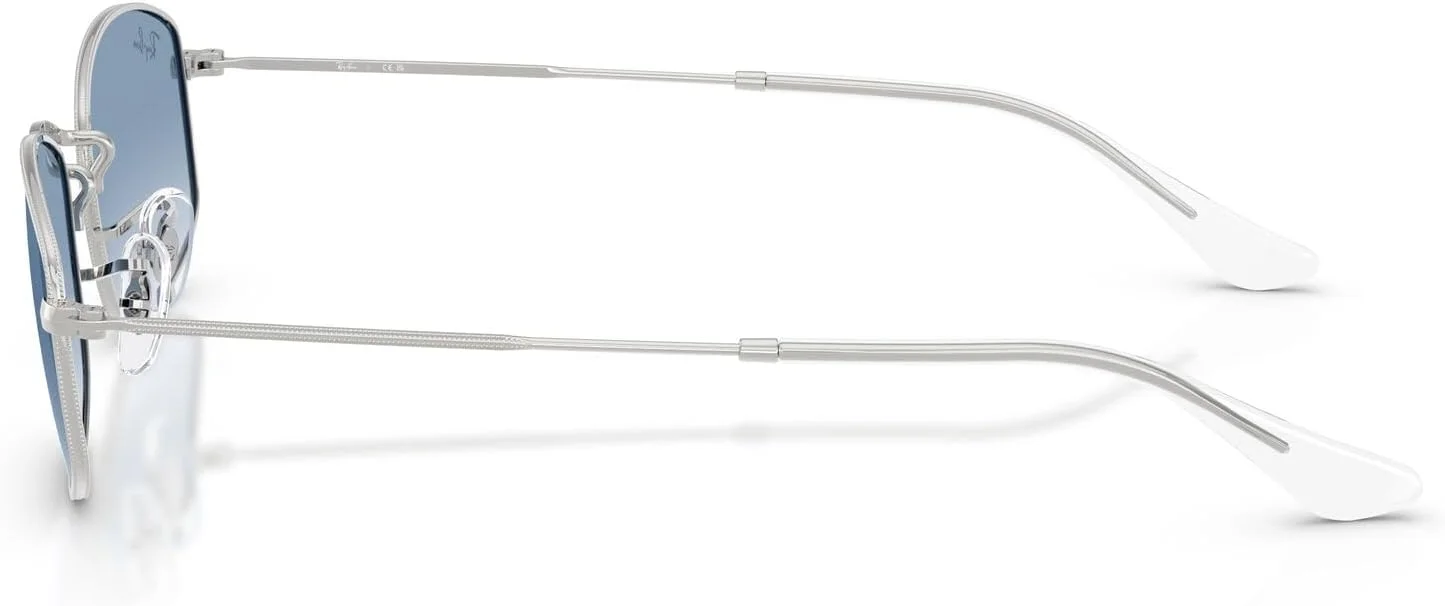 عینک آفتابی بیضی شکل ری-بن RB3832، نقره ای/آبی گرادیان شفاف، 55 میلی متر عینک آفتابی بیضی شکل ری-بن RB3832، نقره ای/آبی گرادیان شفاف، 55 میلی متر