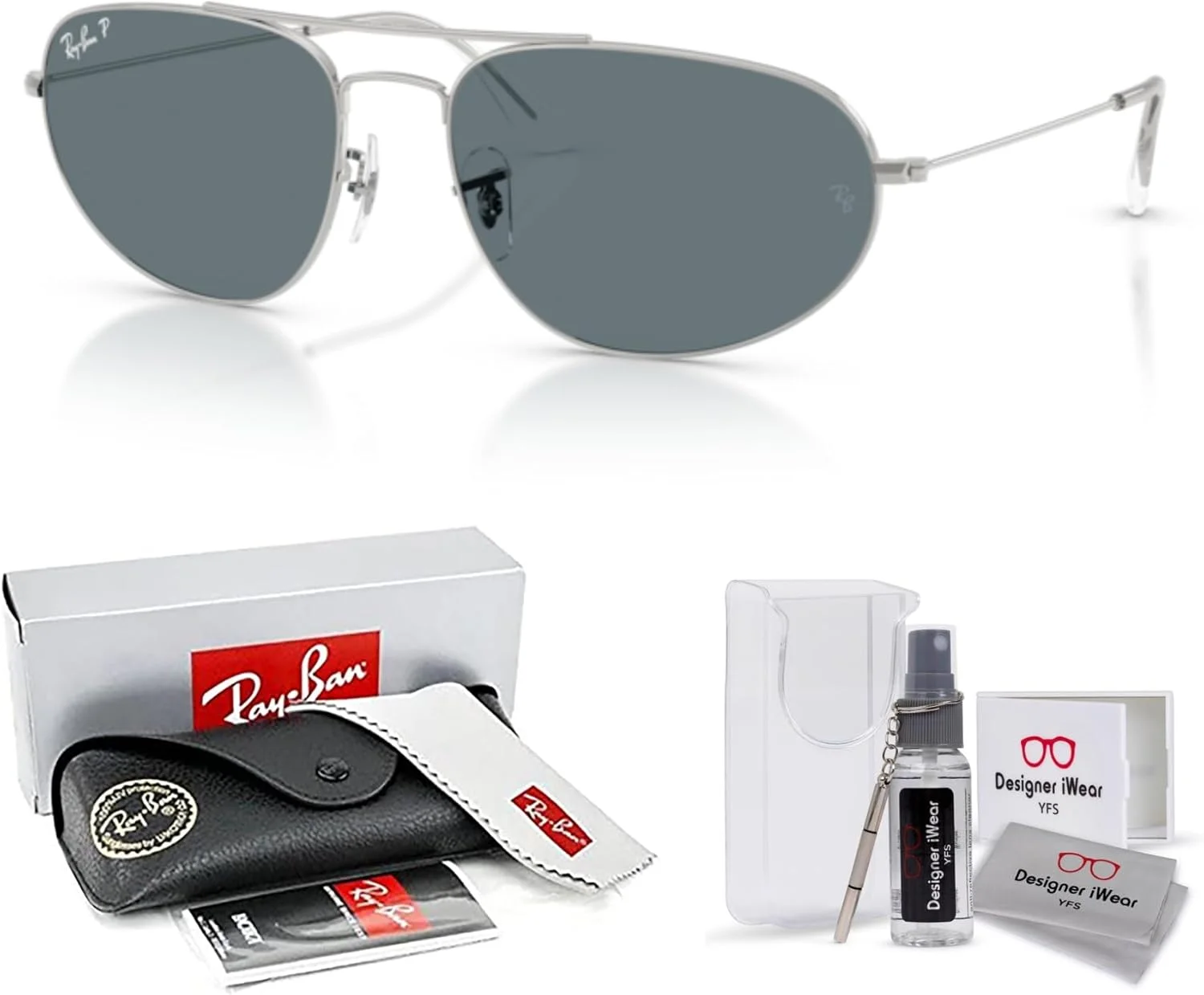 عینک آفتابی خلبانی Ray-Ban RB3945 Explorer 4، نقره ای/آبی تیره پلاریزه، 60 میلی متر عینک آفتابی خلبانی Ray-Ban RB3945 Explorer 4، نقره ای/آبی تیره پلاریزه، 60 میلی متر