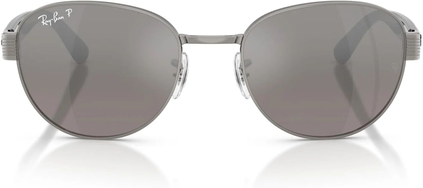 عینک آفتابی مربعی پلاریزه Ray-Ban RB3766CH Chromance، خاکستری تفنگی/نقره ای آینه ای، 56 میلی متر عینک آفتابی مربعی پلاریزه Ray-Ban RB3766CH Chromance، خاکستری تفنگی/نقره ای آینه ای، 56 میلی متر