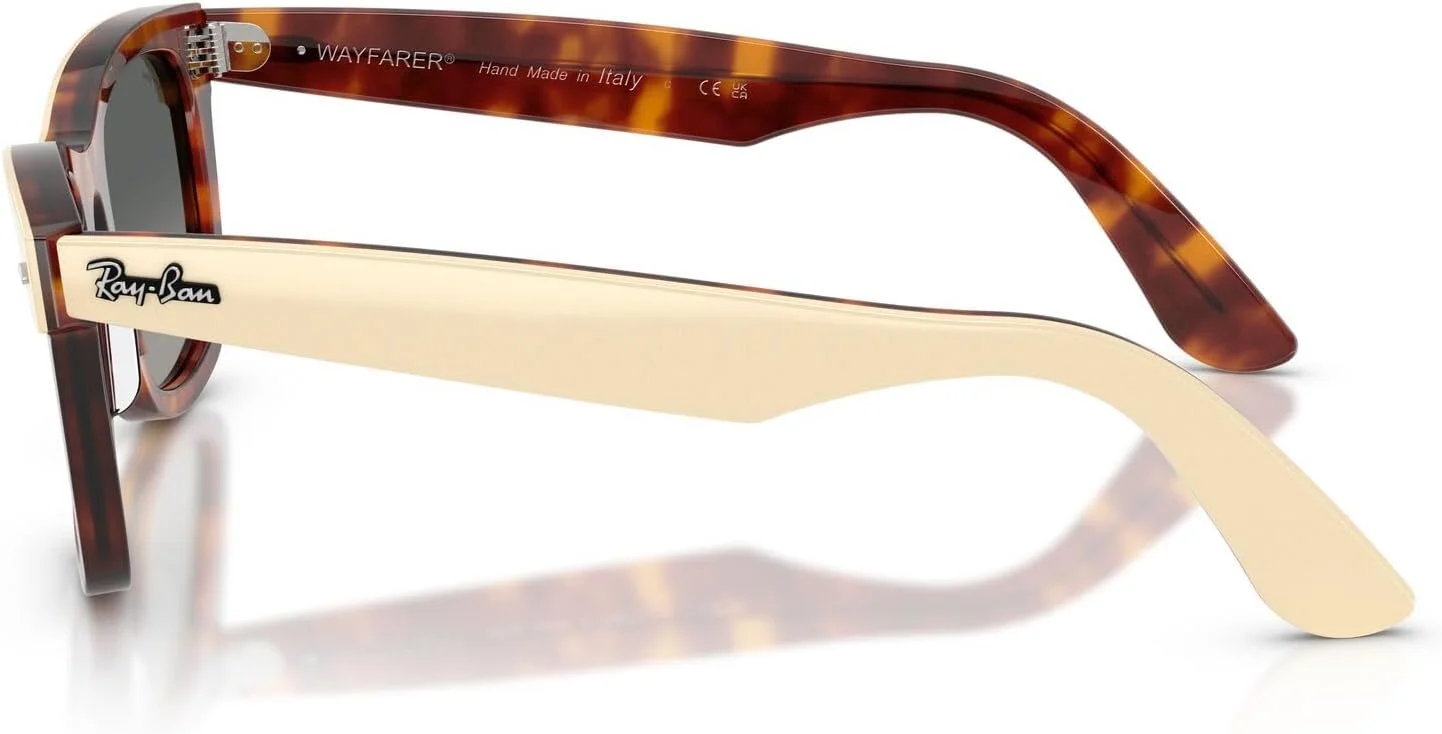 عینک آفتابی مربعی ری-بن مدل RB2240 Street Neat I، بژ روی هاوانا/خاکستری تدریجی، 50 میلی متر عینک آفتابی مربعی ری-بن مدل RB2240 Street Neat I، بژ روی هاوانا/خاکستری تدریجی، 50 میلی متر