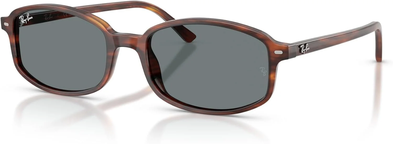 عینک آفتابی مستطیلی ری-بن مدل RB2232 Sam، هاوانای راه راه/آبی، 56 میلی متر عینک آفتابی مستطیلی ری-بن مدل RB2232 Sam، هاوانای راه راه/آبی، 56 میلی متر