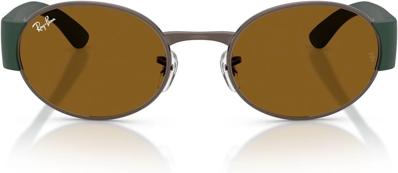 عینک آفتابی بیضی شکل ری-بن مدل RB3770، مسی/قهوه ای، سایز 52 میلی متر