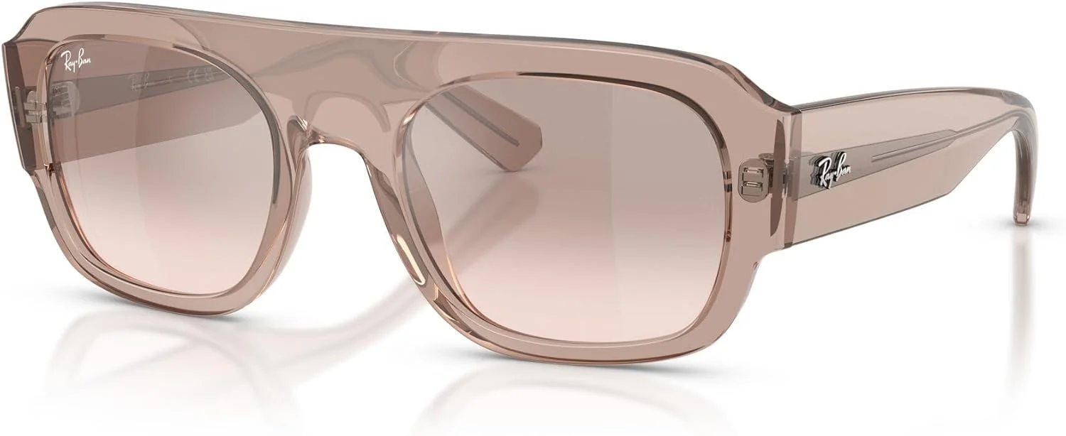 عینک آفتابی مستطیلی ری-بن مدل RB2218، قهوه ای روشن شفاف/ قهوه ای آینه ای با شیب نقره ای، 55 میلی متر عینک آفتابی مستطیلی ری-بن مدل RB2218، قهوه ای روشن شفاف/ قهوه ای آینه ای با شیب نقره ای، 55 میلی متر