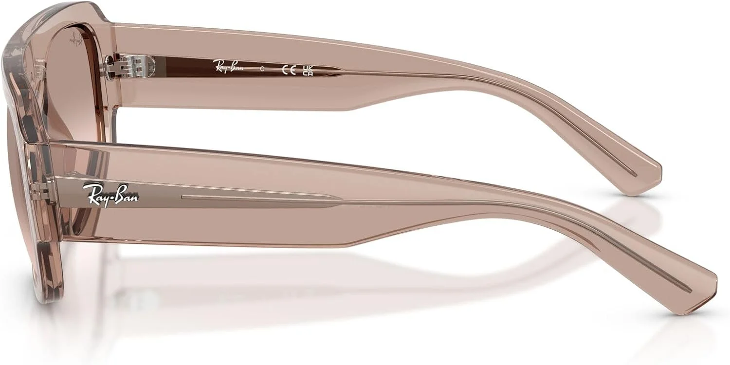 عینک آفتابی مستطیلی ری-بن مدل RB2218، قهوه ای روشن شفاف/ قهوه ای آینه ای با شیب نقره ای، 55 میلی متر عینک آفتابی مستطیلی ری-بن مدل RB2218، قهوه ای روشن شفاف/ قهوه ای آینه ای با شیب نقره ای، 55 میلی متر