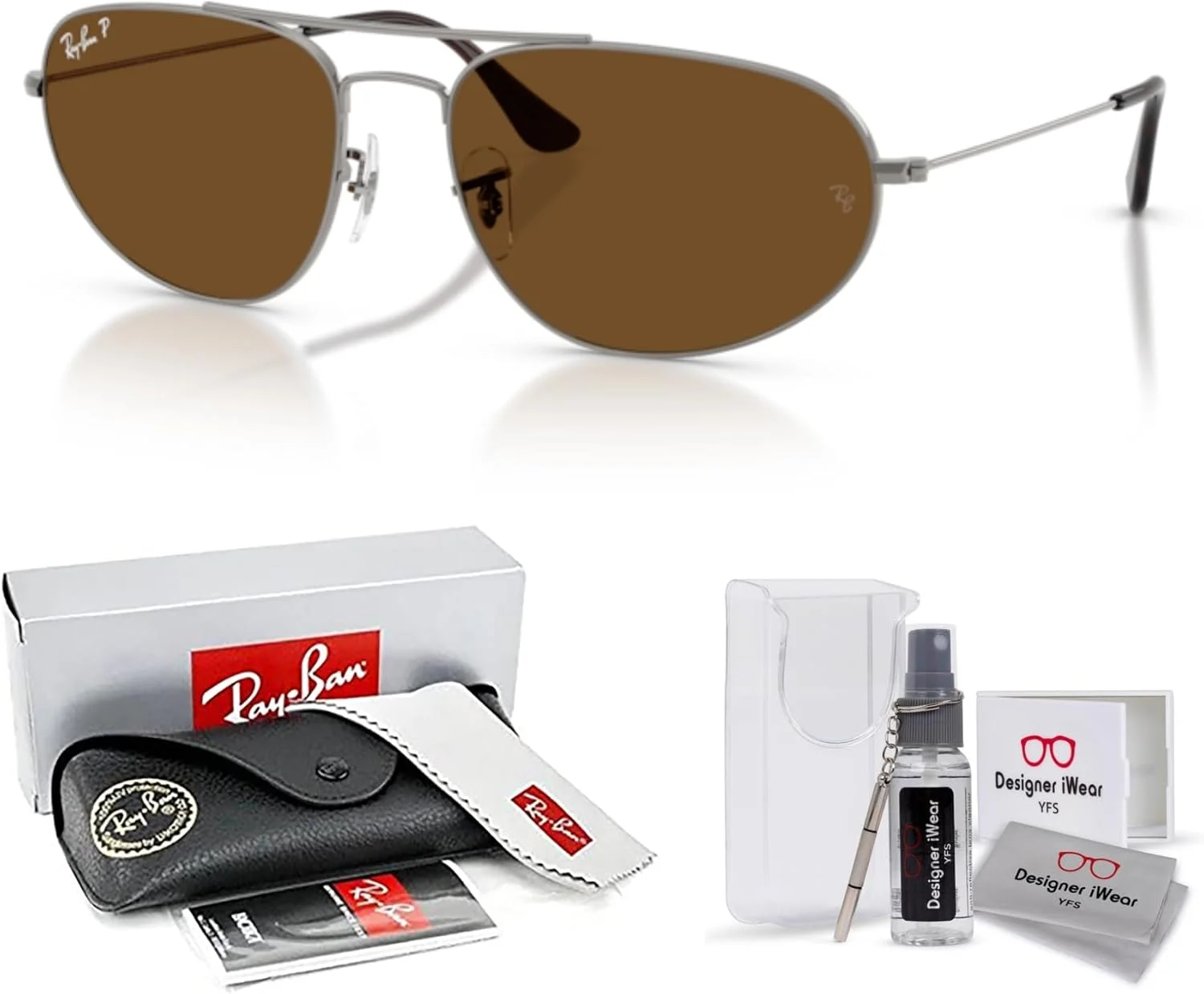 عینک آفتابی خلبانی ری-بن مدل RB3945 Explorer 4، رنگ نوک مدادی/قهوه ای پلاریزه، سایز 60 میلی متر عینک آفتابی خلبانی ری-بن مدل RB3945 Explorer 4، رنگ نوک مدادی/قهوه ای پلاریزه، سایز 60 میلی متر