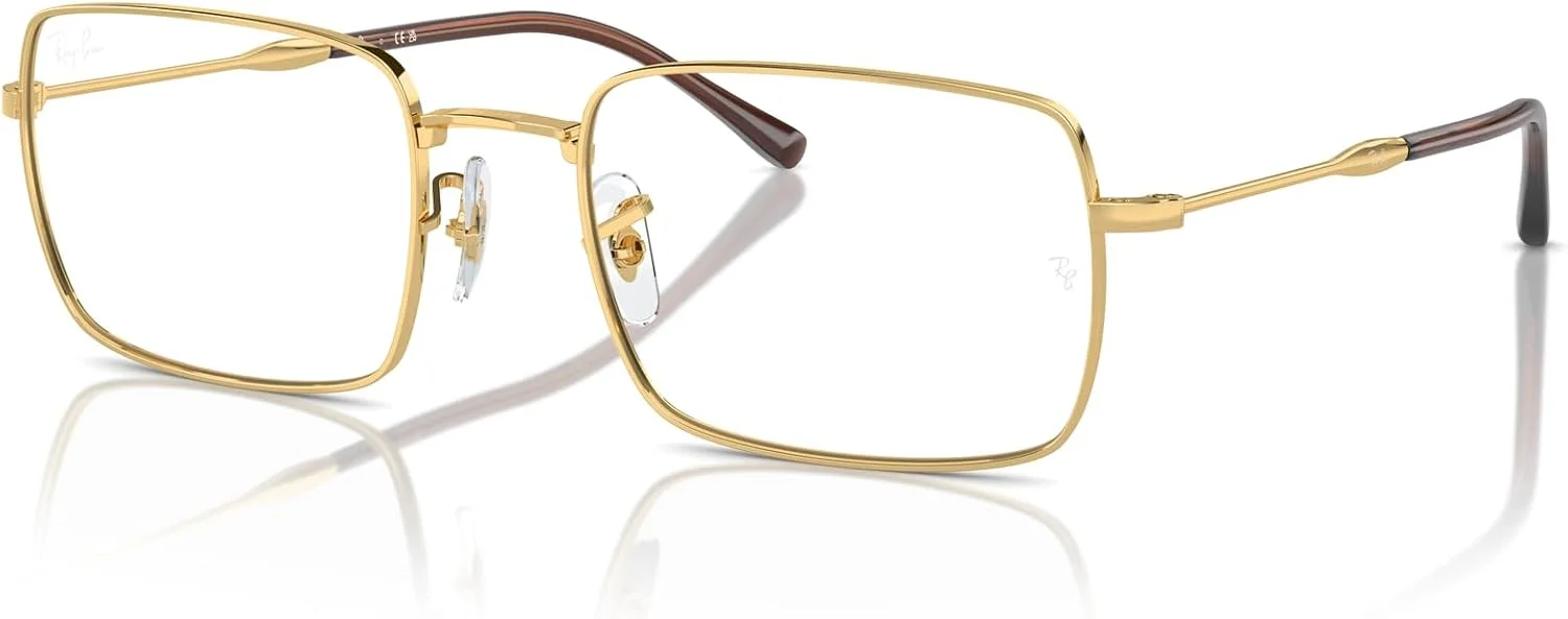 فریم عینک طبی فلزی گرد Ray-Ban Rx3447v، طلایی/لنز دمو، 53 میلی متر فریم عینک طبی فلزی گرد Ray-Ban Rx3447v، طلایی/لنز دمو، 53 میلی متر