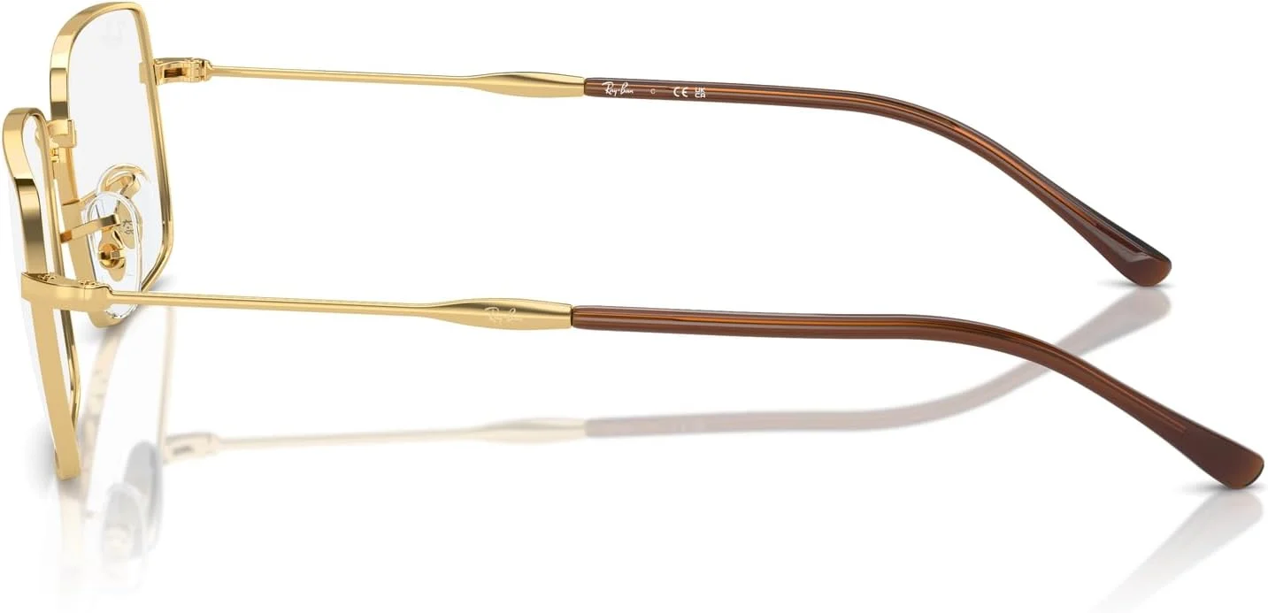 فریم عینک طبی فلزی گرد Ray-Ban Rx3447v، طلایی/لنز دمو، 53 میلی متر فریم عینک طبی فلزی گرد Ray-Ban Rx3447v، طلایی/لنز دمو، 53 میلی متر