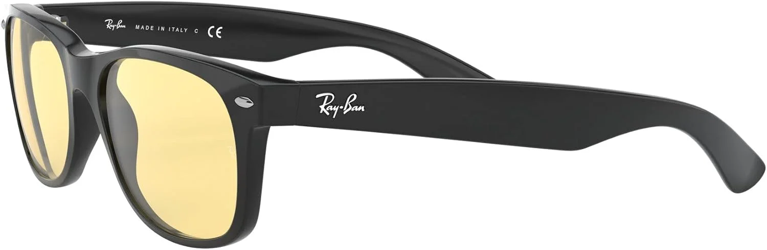 عینک آفتابی مردانه ری-بن مدل New Wayfarer مربعی، مشکی مات