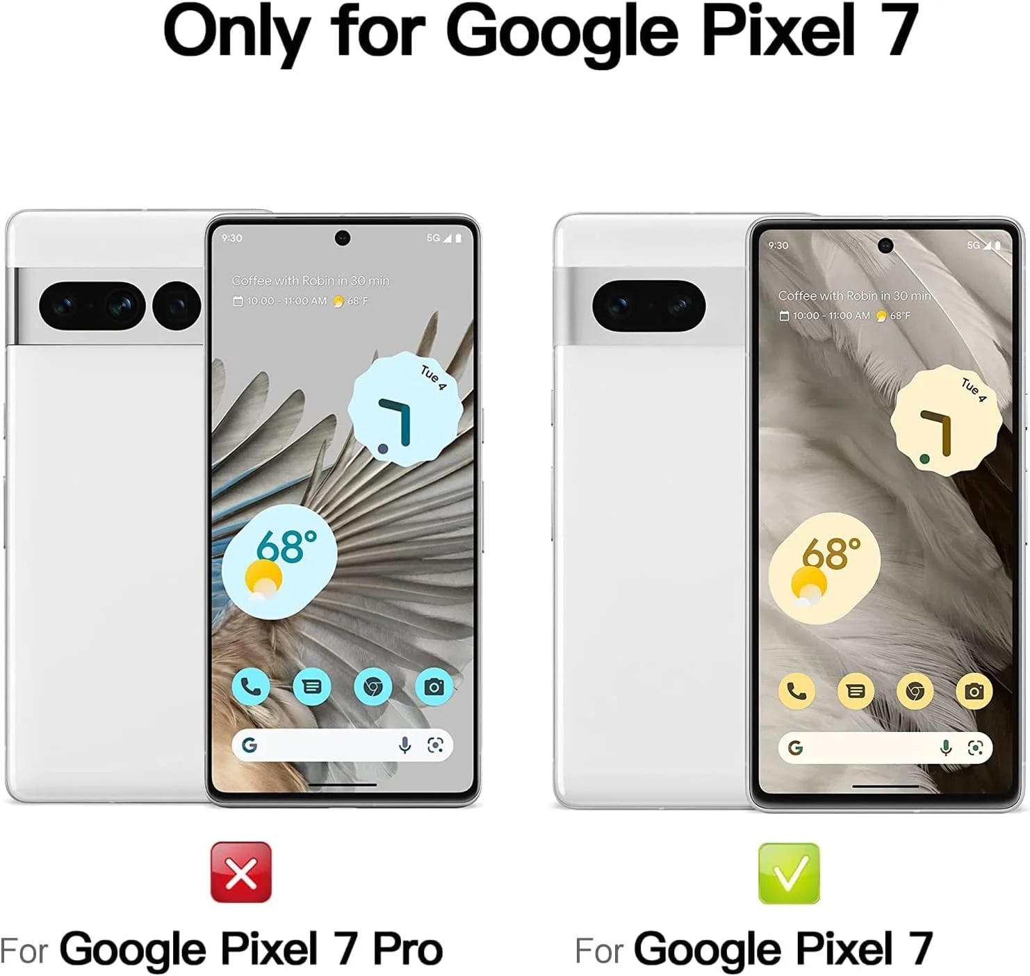 قاب محافظ باریک گوشی گوگل پیکسل 7، روکش سیلیکونی با محافظت از دوربین، داخلی نرم و انعطاف پذیر (صورتی، برای پیکسل 7)