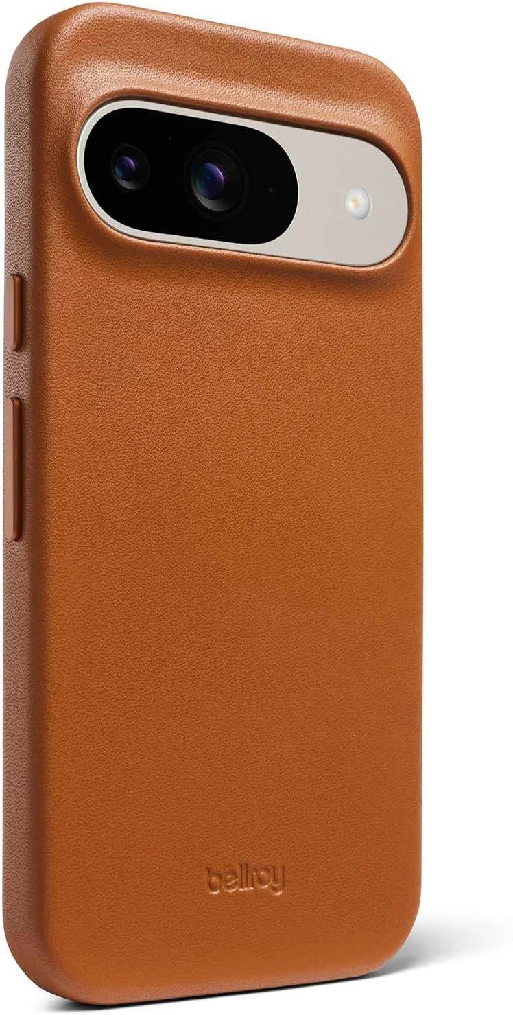 کاور چرمی Bellroy برای Pixel 9 – (کاور چرمی گوشی گوگل) - Terracotta