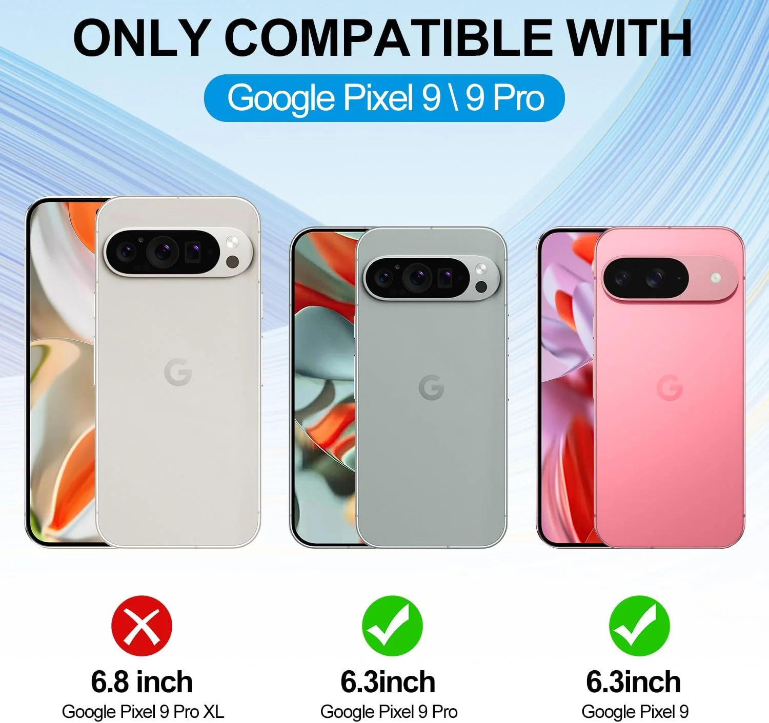 قاب مات مغناطیسی T Tersely سازگار با MagSafe برای Google Pixel 9/ Pixel 9 Pro، ضد اثر انگشت، پشت مات نیمه شفاف، باریک و ضد ضربه - مشکی قاب مات مغناطیسی T Tersely سازگار با MagSafe برای Google Pixel 9/ Pixel 9 Pro، ضد اثر انگشت، پشت مات نیمه شفاف، باریک و ضد ضربه - مشکی