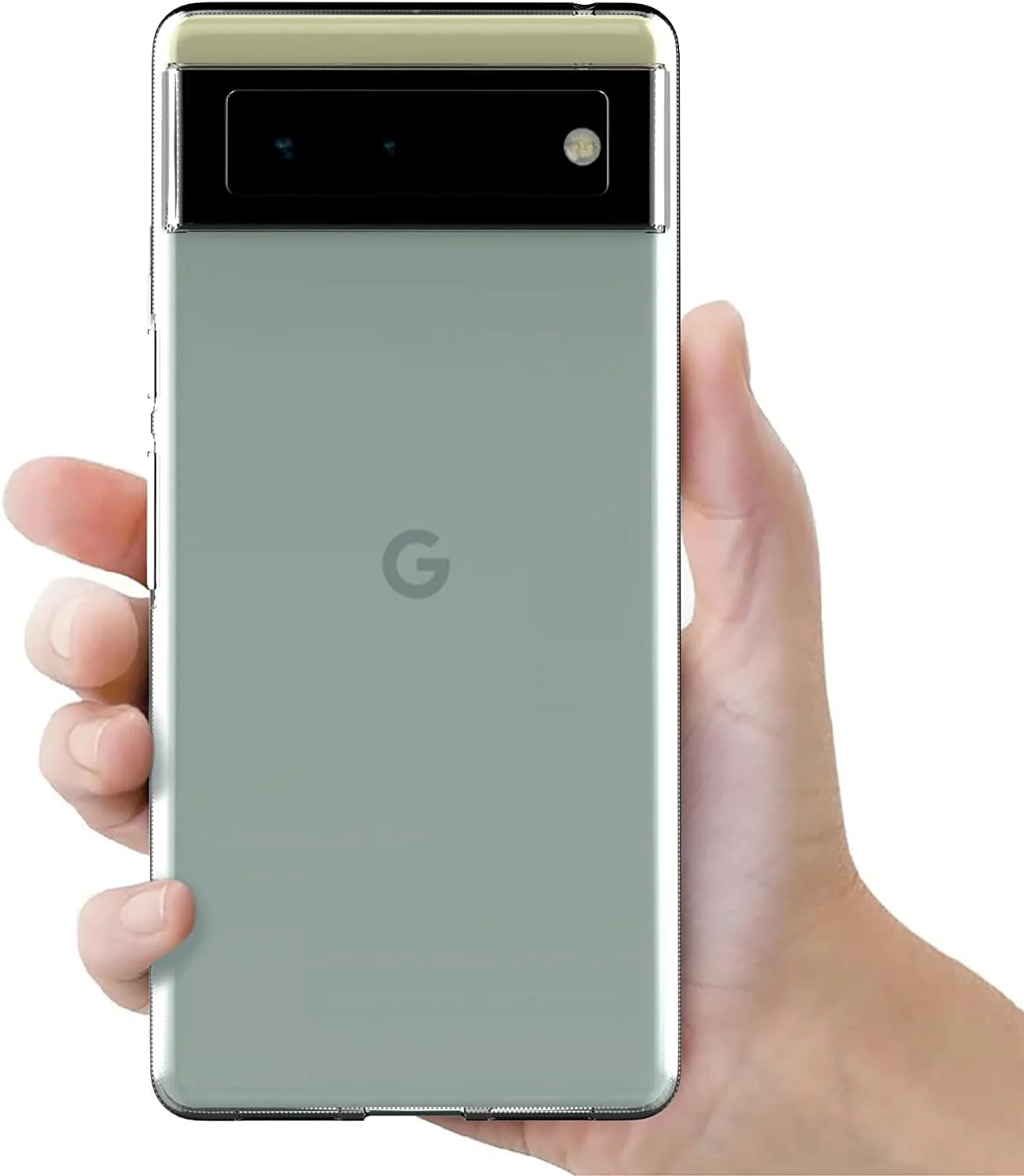 قاب مایجین برای گوگل پیکسل 6 (6.4 اینچ) ژلهای نرم TPU با پوشش پشتی شفاف قاب مایجین برای گوگل پیکسل 6 (6.4 اینچ) ژلهای نرم TPU با پوشش پشتی شفاف