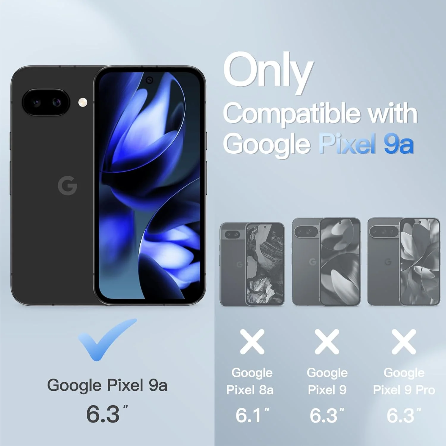 قاب مات JETech برای گوگل پیکسل 9a 6.3 اینچی 2025، کاور محافظ باریک تلفن با پشت نیمه شفاف مات، ضد اثر انگشت (مشکی) قاب مات JETech برای گوگل پیکسل 9a 6.3 اینچی 2025، کاور محافظ باریک تلفن با پشت نیمه شفاف مات، ضد اثر انگشت (مشکی)