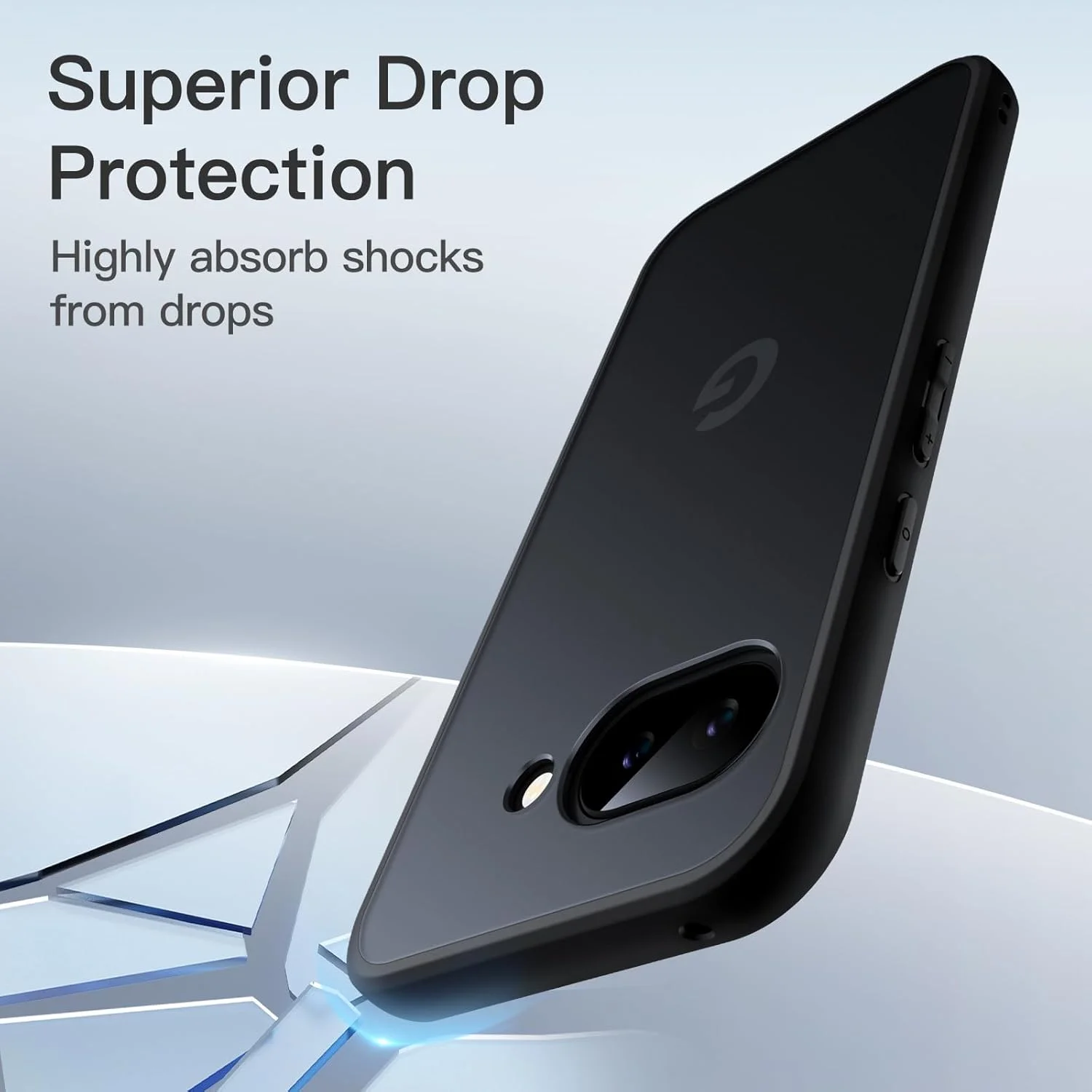 قاب مات JETech برای گوگل پیکسل 9a 6.3 اینچی 2025، کاور محافظ باریک تلفن با پشت نیمه شفاف مات، ضد اثر انگشت (مشکی) قاب مات JETech برای گوگل پیکسل 9a 6.3 اینچی 2025، کاور محافظ باریک تلفن با پشت نیمه شفاف مات، ضد اثر انگشت (مشکی)