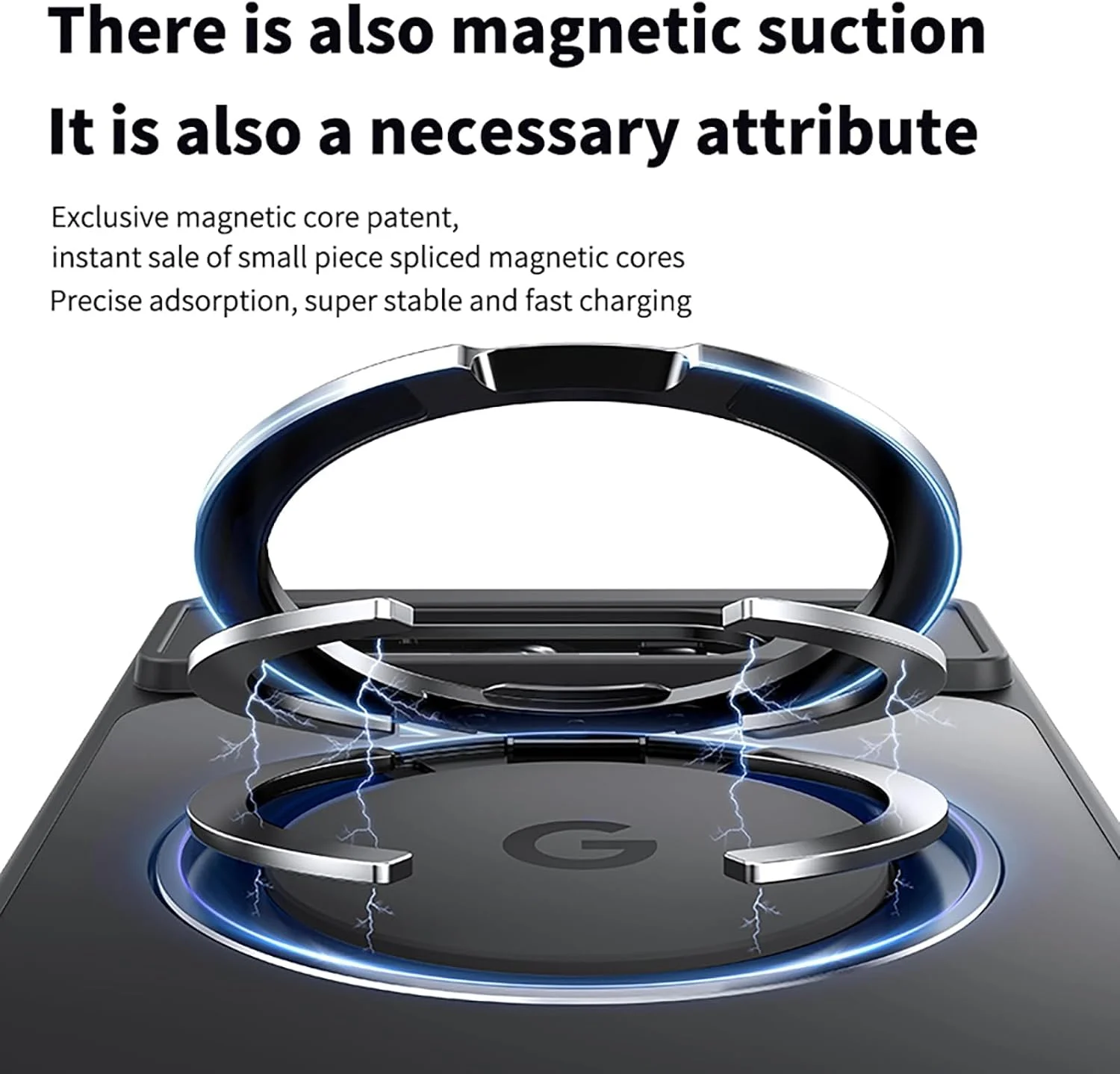 قاب محافظ مغناطیسی با پایه برای گوگل پیکسل 9/9 پرو به همراه 2 محافظ صفحه نمایش شیشه ای حرارت دیده، پایه مغناطیسی چرخان 360 درجه، سازگار با MagSafe، محافظت در برابر ضربه در سطح نظامی، مشکی